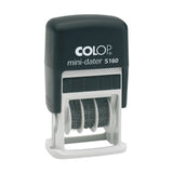 Colop Mini Dater S160 Printer Self-Inking Rubber Stamp (plate)