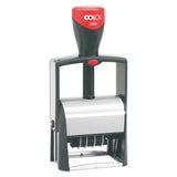 COLOP 2660 Microban Dater Self-Inking Rubber Stamp