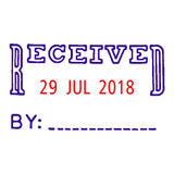 S-402 Shiny Self-Inking Stamp RECEIVED