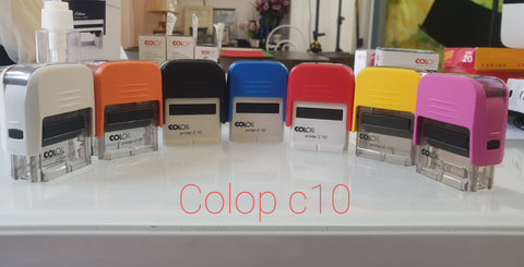 Colop C10 Self-Inking Rubber Stamp (Compact Line)