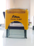Shiny S-842 Self-Inking Rubber Stamp