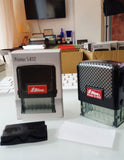 S-852 Shiny Self-Inking Rubber Stamp with Key Chain