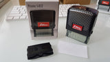 S-852 Shiny Self-Inking Rubber Stamp with Key Chain