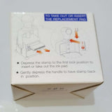 Shiny Rubber Stamp  Replacement Pad Only