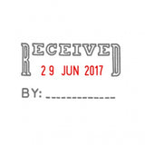 S-402 Shiny Self-Inking Stamp RECEIVED
