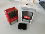 Shiny S-851 Self-inking Stamp Printer with Key Chain