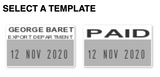 Colop Mini Dater S160 Printer Self-Inking Rubber Stamp (plate)
