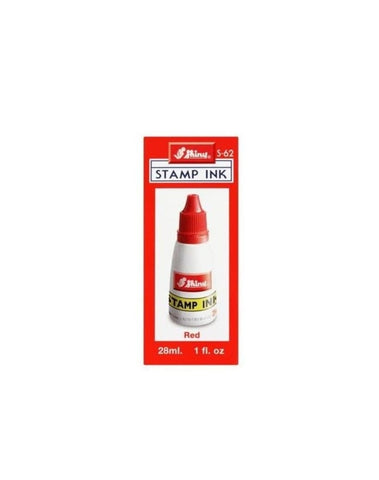 Shiny S-62 Stampad Ink  Shiny Red Ink, 28 ml.
