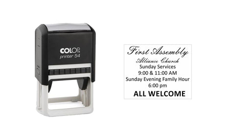 COLOP 54  Self-Inking Rubber Stamp