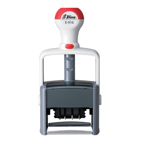 Shiny E-916  Dater Essential Line Self-Inking Rubber Stamp