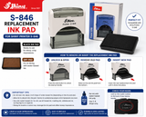 Shiny S846-7 Replacement Ink Pad