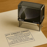 COLOP Printer 60 Self-Inking Rubber Stamp