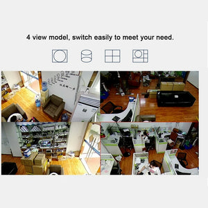 Wireless WiFi IP Camera  360 Degree View 32 GB Memory Card