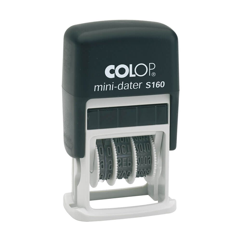 Colop Mini Dater S160 Printer Self-Inking Rubber Stamp (plate)