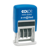 Colop Mini Dater S160 Printer Self-Inking Rubber Stamp (plate)