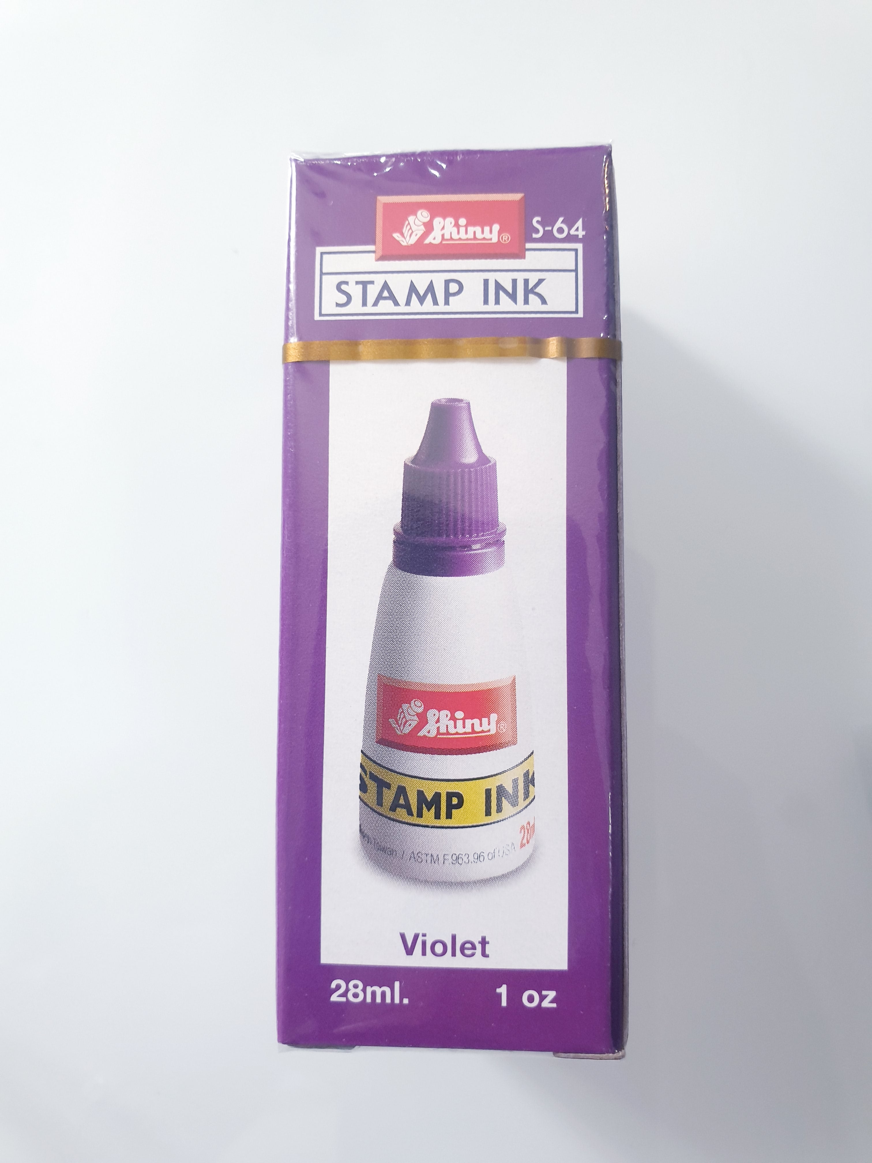Copy of Shiny S-64 Stampad Ink,  Shiny Violet Ink, 28 ml.