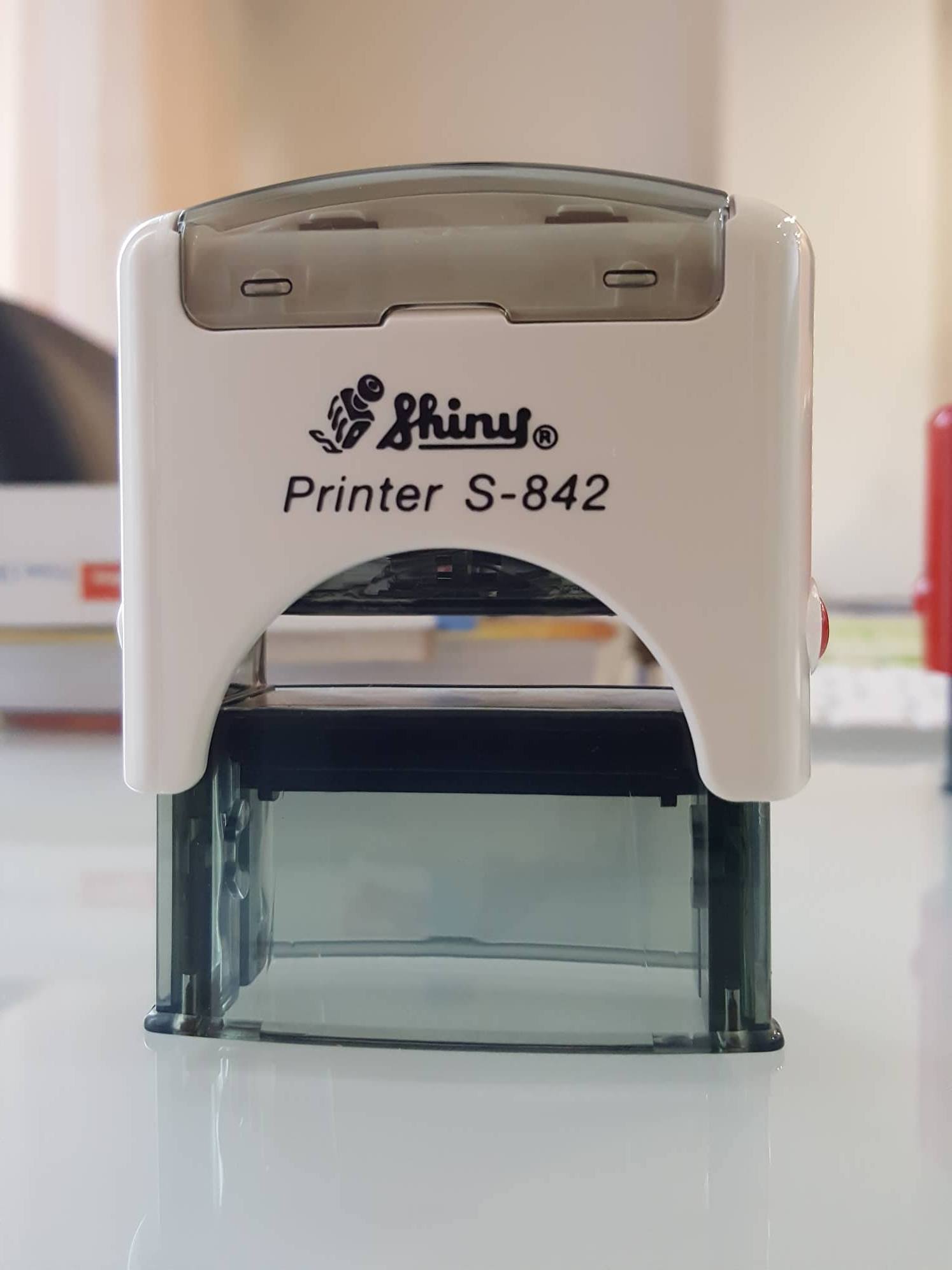Shiny S-842 Self-Inking Rubber Stamp