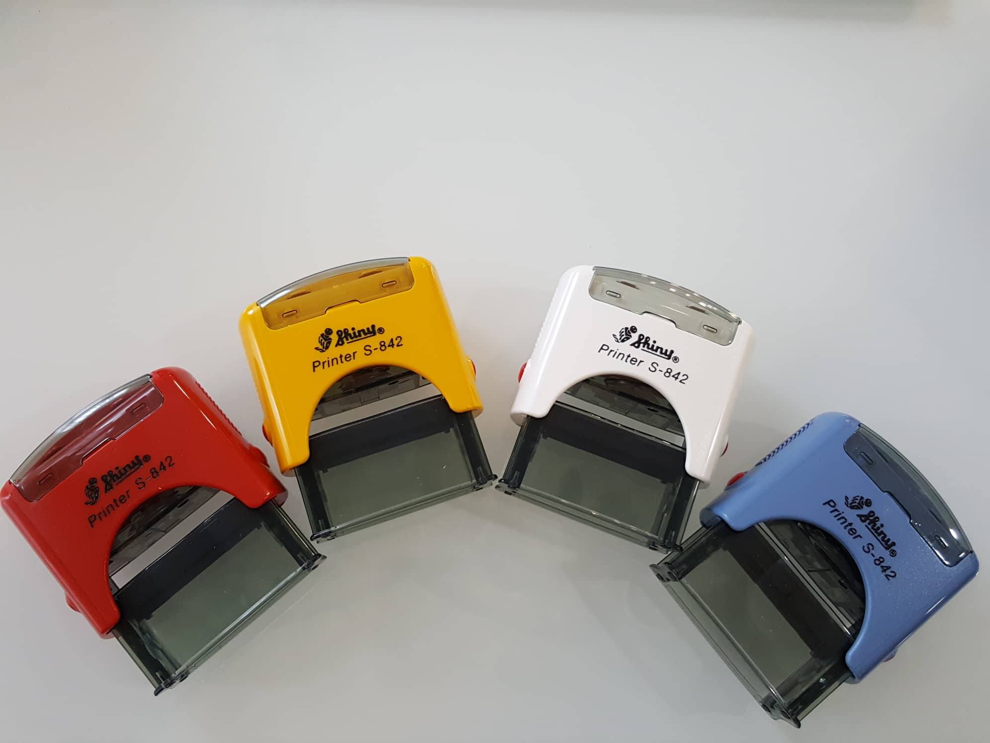 Shiny S-842 Self-Inking Rubber Stamp