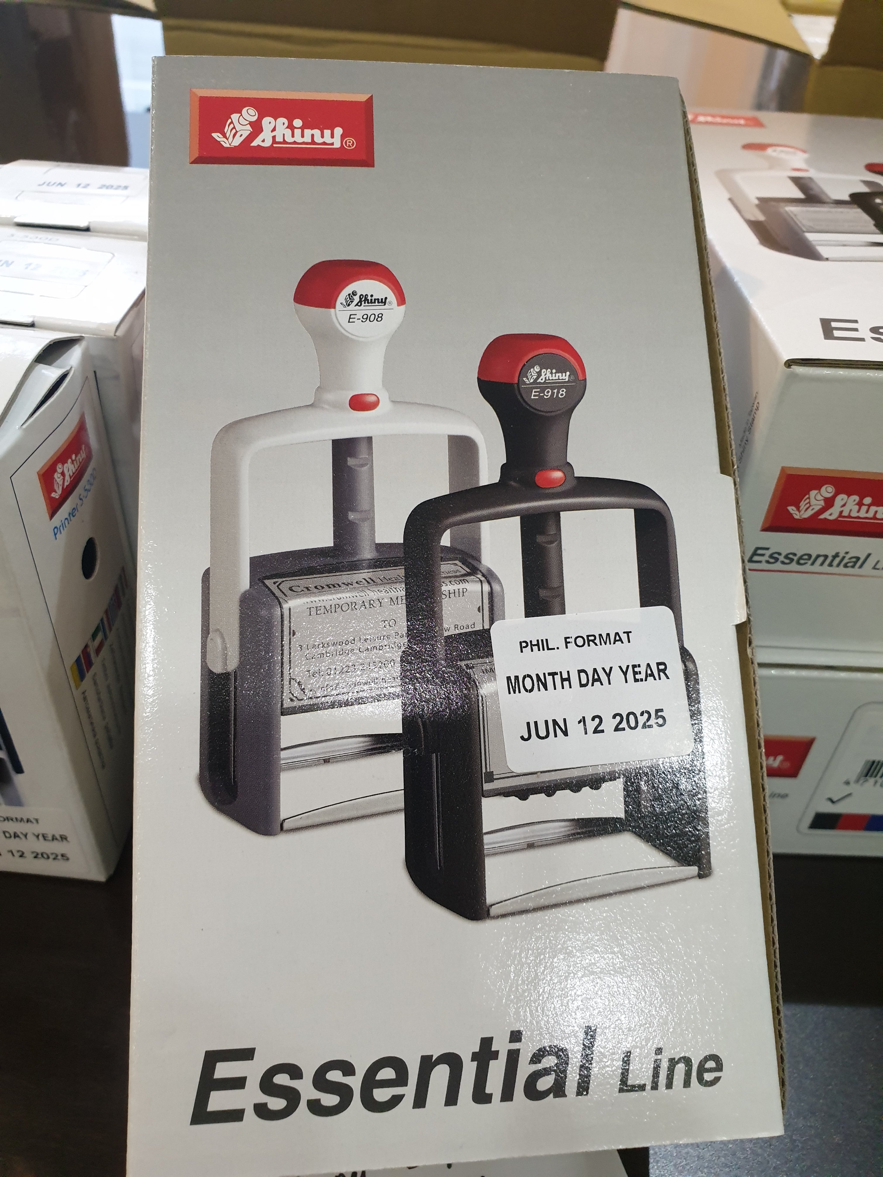 Shiny E-908 Heavy Duty Rubber Stamp plate only