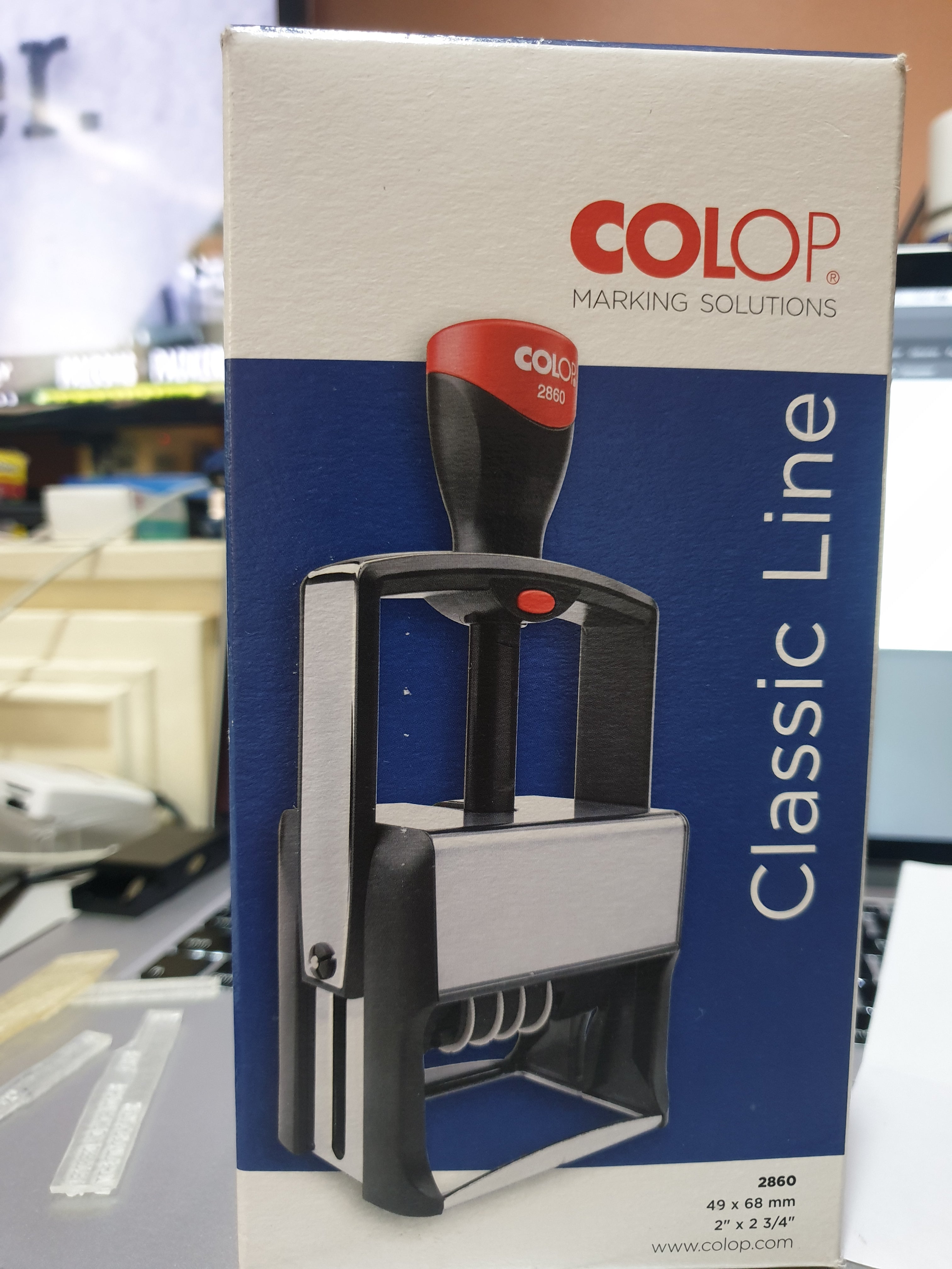 Colop 2800 Classic Line Self Inking Rubber Stamp