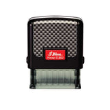 S-852 Shiny Self-Inking Rubber Stamp with Key Chain
