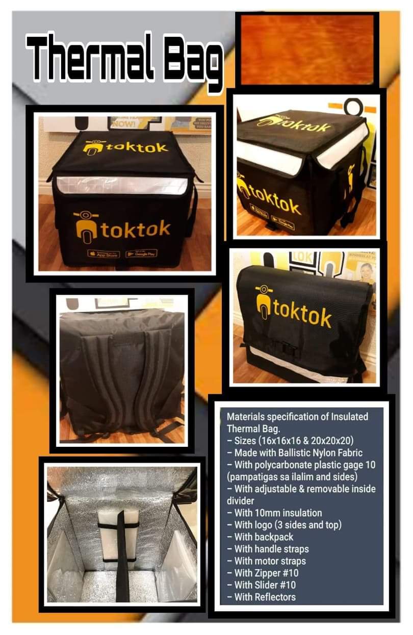 Toktok Insulated Thermal Bag for Safe
