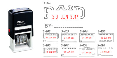 Shiny S-401 Shiny Self-Inking Stamp PAID